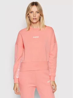 Bluzy damskie - Guess Bluza Abby O0BA25 KA3P1 Różowy Comfort Fit - grafika 1