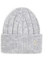 Czapki damskie - Tommy Hilfiger - Czapka damska z domieszką alpaki, szary - miniaturka - grafika 1