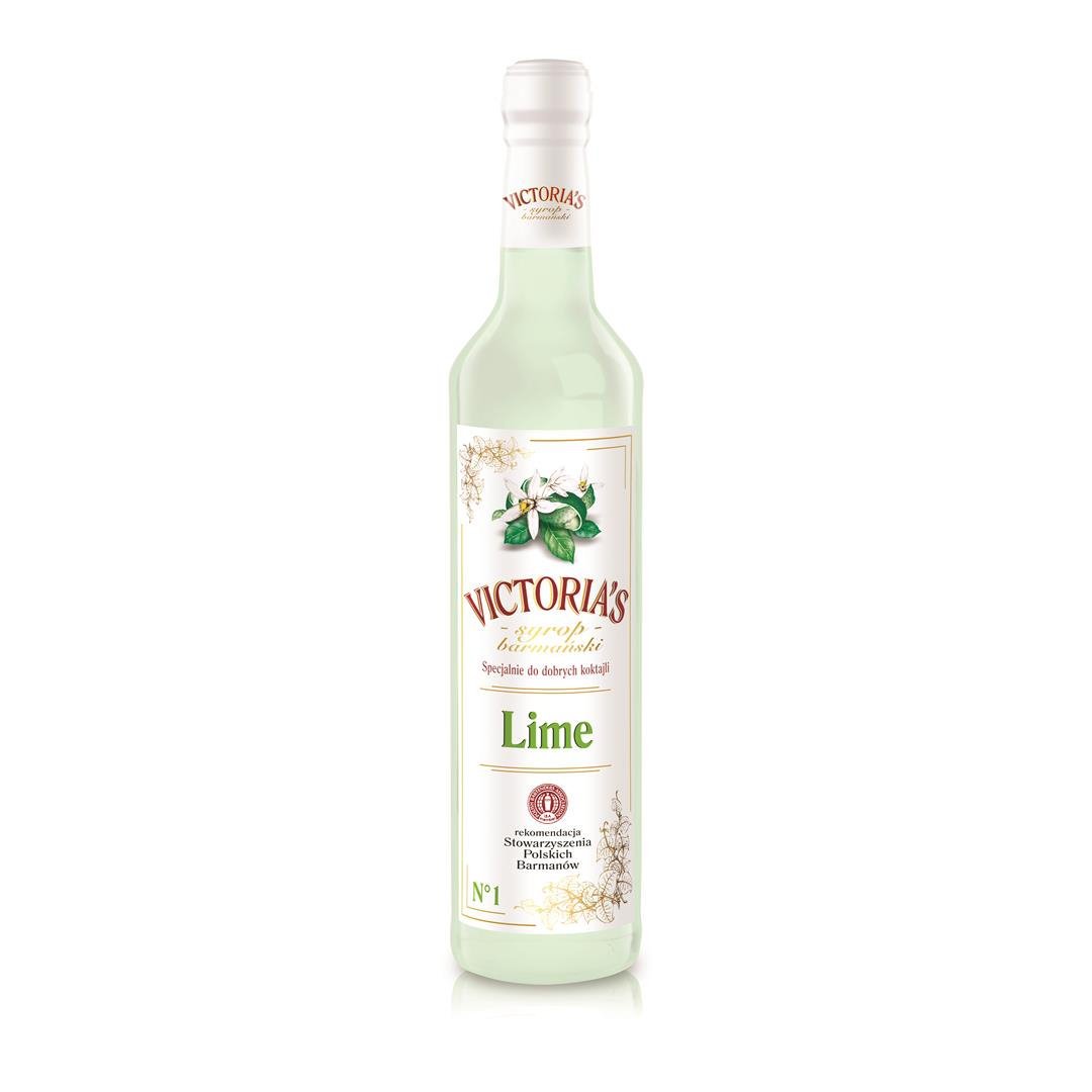 Syrop barmański, do drinków LIME, LIMONKA 490 ml