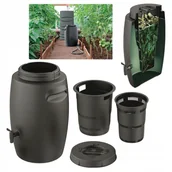 Kompostowniki - Zbiornik Beczka Na Nawóz Ogrodowy Gnojówkę Kompostownik 55L Solidny+ Kranik - miniaturka - grafika 1