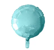 Balony i akcesoria - GoDAN Balon foliowy 18" na urodziny, Okrągły jasno niebieski BFOL/7241-5 - miniaturka - grafika 1