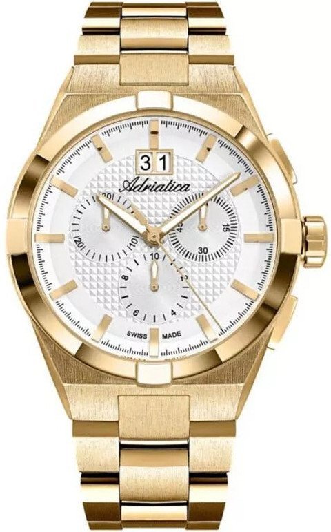 Zegarek męski Adriatica A8336.1113CH złoty