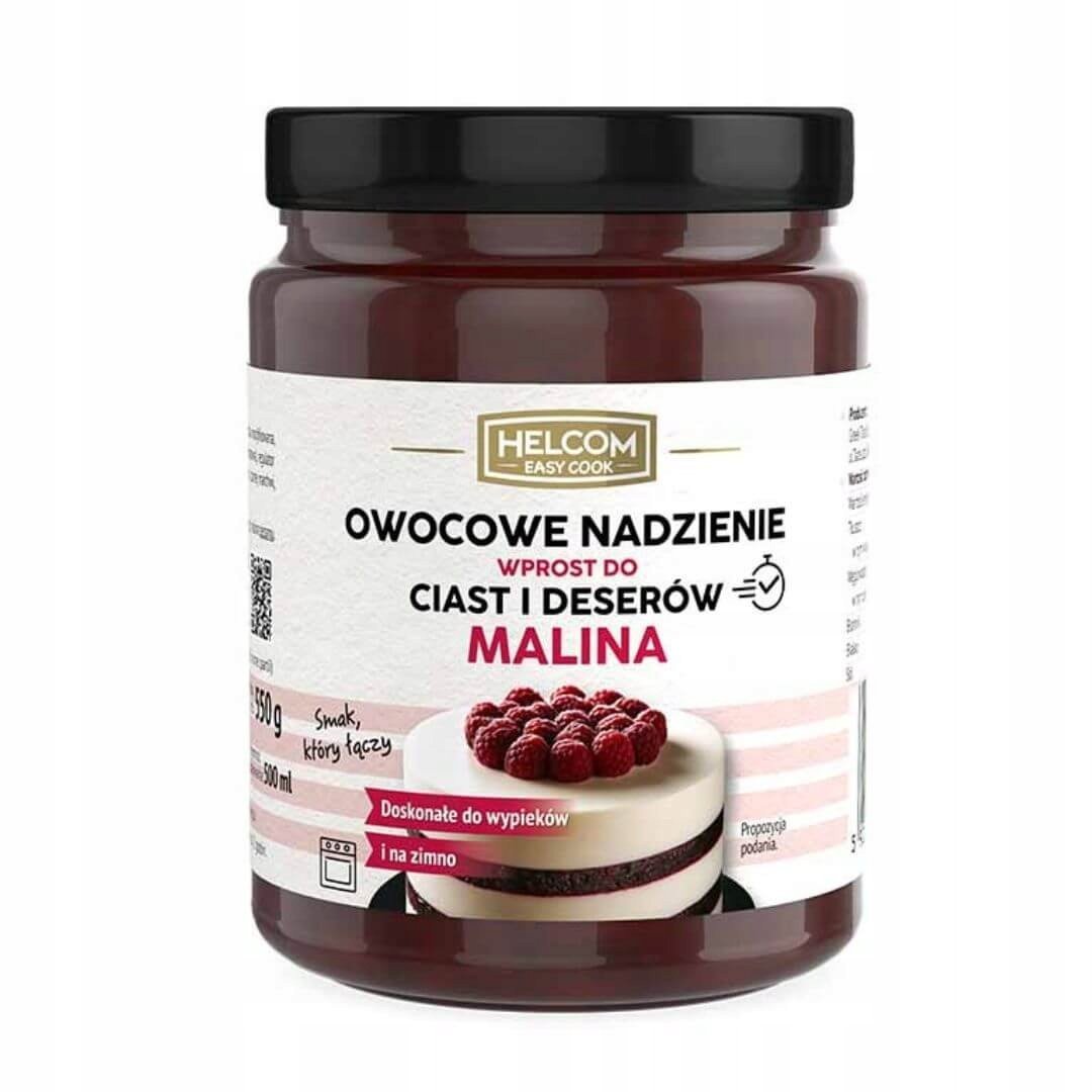 Owocowe nadzienie wprost do ciast i deserów malina 550 g HELCOM