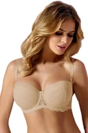 Biustonosze - Biustonosz balkonetka Vena VB-235 beżowy - miniaturka - grafika 1