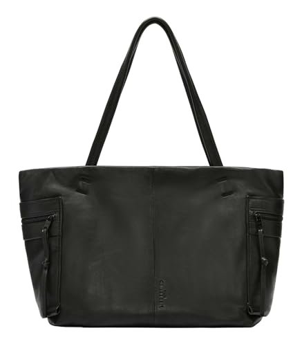 Liebeskind Berlin Women's L Hera Sheep Natural Shopper, kolor czarny, czarny