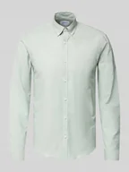 Koszule męskie - Koszula casualowa o kroju slim fit z listwą guzikową model ‘Oxford’ - miniaturka - grafika 1