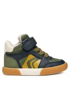 Buty dla chłopców - Geox Sneakersy B Gisli B561NA 0MEFU C0938 M Khaki - miniaturka - grafika 1