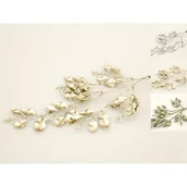 Ozdoby bożonarodzeniowe - Gałązka ozdobna brokat 71 x 18 cm mix - miniaturka - grafika 1