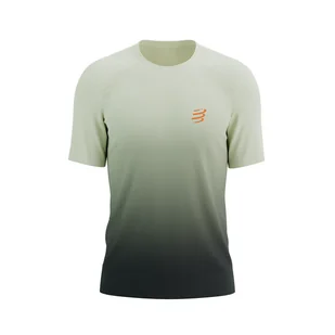 COMPRESSPORT Koszulka biegowa PERFORMANCE SS T-SHIRT sugar/black - Koszulki sportowe męskie - miniaturka - grafika 1