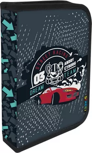 Piórnik 2-klapkowy z wyposażeniem Racing STREET - Piórniki - miniaturka - grafika 1