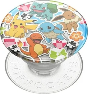 Podstawka PopSockets Popsockets 2 Pokemon Multi Transparent 112697 uchwyt i podstawka do telefonu - licencja - Uchwyty samochodowe do telefonów - miniaturka - grafika 1
