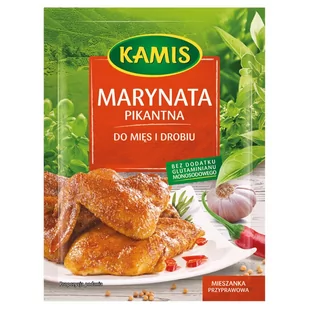 Kamis Marynata pikantna do mięs i drobiu Mieszanka przyprawowa 20 g - Przyprawy i zioła sypkie - miniaturka - grafika 1