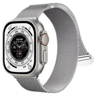 Akcesoria do smartwatchy - Pasek stalowy Alogy bransoleta do Apple Watch 42/44/45/49mm stal nierdzewna Srebrny - miniaturka - grafika 1