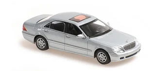 Mercedes-Benz S-Class (W220) 1998 Silver Metallic 1:43 Minichamps - Samochody i pojazdy dla dzieci - miniaturka - grafika 1