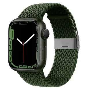 Crong Pasek pleciony Crong Wave Band do Watch 38/40/41 mm zielony CRG-40WAV-GRN - Akcesoria do smartwatchy - miniaturka - grafika 1