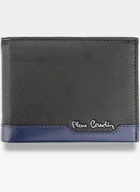 Portfele - Pierre Cardin, Portfel skórzany męski, Tilak37 8806, czarny - miniaturka - grafika 1