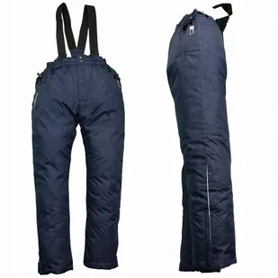 Spodnie NARCIARSKIE Zimowe OCIEPLANE Szelki 152 - Spodnie narciarskie - miniaturka - grafika 1