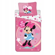 Pościel dla dzieci - Minnie Mouse Pościel Dziecięca 140x200 Różowa Mikrofibra - miniaturka - grafika 1