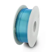 Filamenty i akcesoria do drukarek 3D - Filament Bambu Lab PLA Silk Dual Color 1,75mm 1kg - w zestawie z wielorazową szpulą - Blue Hawaii - miniaturka - grafika 1