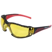 Okulary ochronne - YATO OKULARY OCHRONNE KOMFORT+ ŻÓŁTE - miniaturka - grafika 1