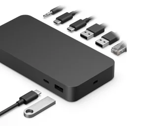 Microsoft Surface Dock USB-C (z Thunderbolt 4) - 4K USB LAN Audio - Huby USB - miniaturka - grafika 5