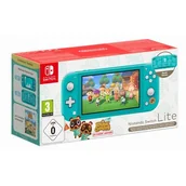 Konsole Nintendo - Konsola Nintendo Switch Lite Turquoise + gra Animal Crossing New Horizons - miniaturka - grafika 1