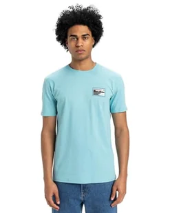Quiksilver T-shirt męski niebieski M - Koszulki męskie - miniaturka - grafika 1