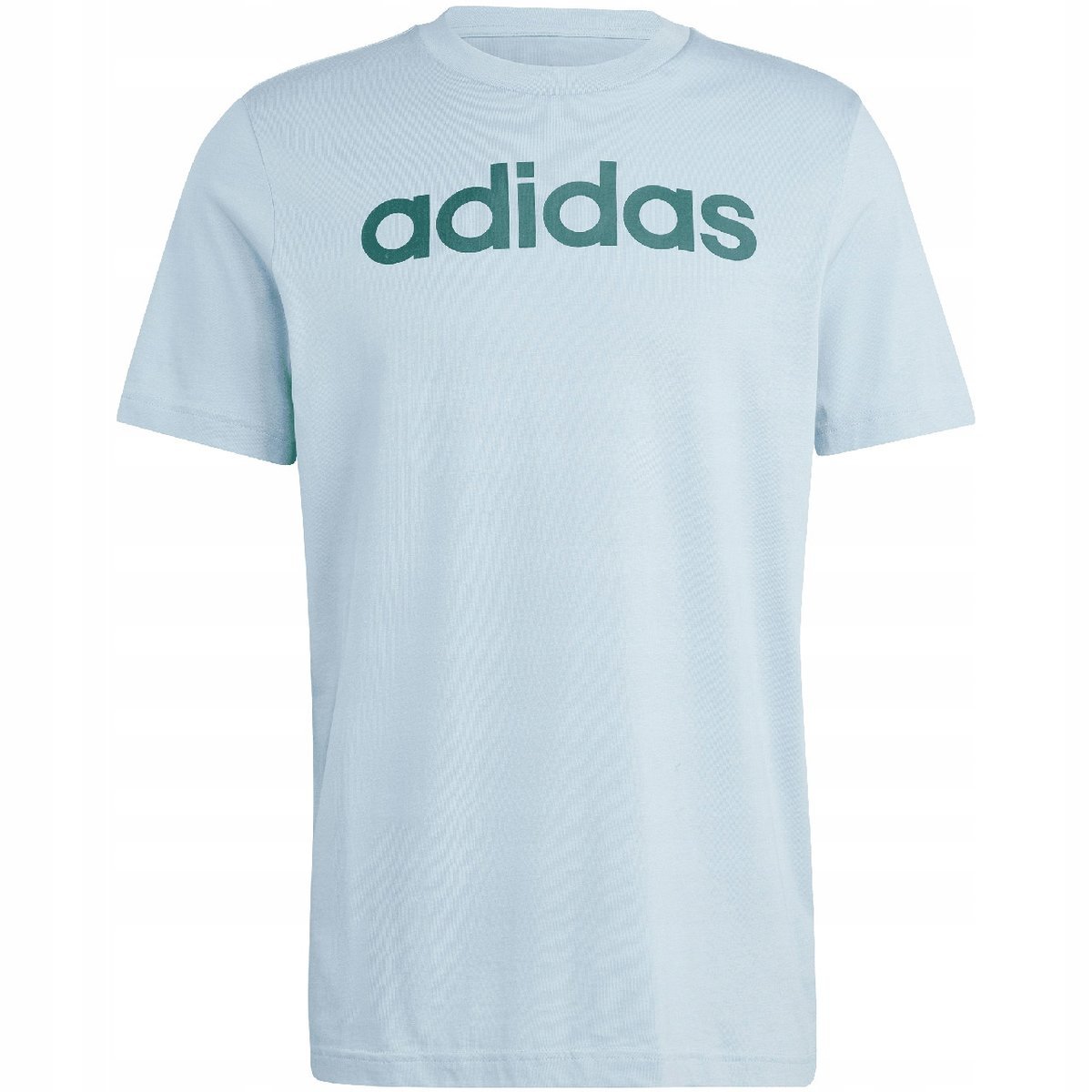 Koszulka męska adidas Essentials Single Jersey Linear Embroidered Logo Tee