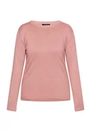 Swetry damskie - Idony Damski sweter z dzianiny 15329895, brudny róż, XXL, brudny róż, XXL - miniaturka - grafika 1