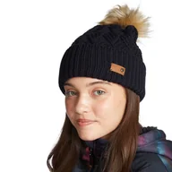 Czapki damskie - Damska Czapka zimowa ROXY SKI CHIC BEANIE HDWR ERJHA03879-KVJ0 – Czarny - miniaturka - grafika 1