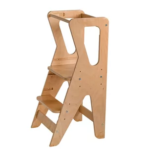 Małpiszon, pomocnik kuchenny Moon drewno - Zestawy mebli dla dzieci - miniaturka - grafika 1