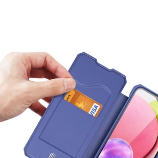 Dux Ducis Skin X kabura etui pokrowiec z klapką Samsung Galaxy A03s niebieski - Etui i futerały do telefonów - miniaturka - grafika 6