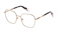 Okulary przeciwsłoneczne - Furla VFU640 okulary, Shiny Copper Gold, 54 damskie, Shiny Copper Gold, 54 - miniaturka - grafika 1