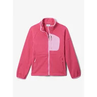 Bluzy damskie - Polar Sportowy Dziecięcy Columbia Fast Trek Fleece Full Zip - miniaturka - grafika 1
