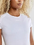 Koszulki sportowe damskie - Craft Pro Dry Nanoweight Koszula z krótkim rękawem Kobiety, biały S 2021 Koszulki bazowe termiczne i narciarskie 1908854-900000-4 - miniaturka - grafika 1