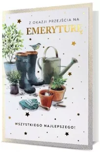 Karnet B6 Emerytura - Pan Dragon - Kartki okolicznościowe i zaproszenia - miniaturka - grafika 1