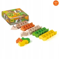 Klocki - DREWNIANE KLOCKI geo blox 30 szt Zick Zack ERZI - miniaturka - grafika 1