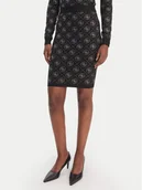 Spódnice - Guess Spódnica midi W6RD0O Z3JD2 Czarny Regular Fit - miniaturka - grafika 1