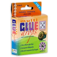 Dekoracje domu - Unbekannt jeje Multi Glue Drops, przezroczysta 3d kropek samoprzylepnych, średnica 4 MM, ca 110 grubszych punkty naklejane na rolce skrzynka przekładniowa 3.3154 - miniaturka - grafika 1