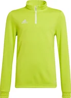 Bluzy damskie - Bluza dla dzieci adidas Entrada 22 Training Top limonkowa HC5060-128cm - miniaturka - grafika 1