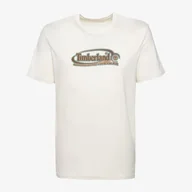 Koszulki męskie - TIMBERLAND T-SHIRT BIG OVAL LOGO TEE VINTAGE - Timberland - miniaturka - grafika 1