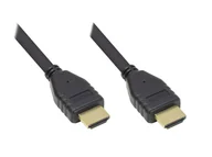 Kable - Alcasa GC-M0136 kabel HDMI 1 m HDMI Typu A (Standard) Czarny - miniaturka - grafika 1