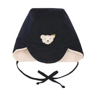 Czapki damskie - Steiff Unisex Baby Classic czapka beanie, granatowa, 39 - miniaturka - grafika 1