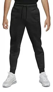 Nike Męskie spodnie kompresyjne M NSW Tch FLC Jggr, Black/(Black), XL - Spodenki męskie - miniaturka - grafika 1