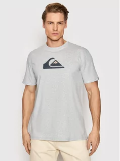 Koszulki i topy damskie - Quiksilver T-Shirt Comp EQYZT06534 Szary Regular Fit - grafika 1