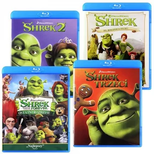 Pakiet: Shrek / Shrek 2 / Shrek Trzeci / Shrek Forever - Kino familijne Blu-Ray - miniaturka - grafika 1