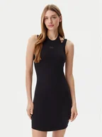 Sukienki - Tommy Jeans Sukienka codzienna DW0DW20331 Czarny Slim Fit - miniaturka - grafika 1