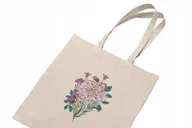 Torebki damskie - Torba Kwiaty Na Ramię Modny Wzór - miniaturka - grafika 1