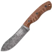 Noże - ESEE Knives ESEE JAMES GIBSON 5 NESSMUK, Brązowe Rzeźbione Rękojeści z Micarty z Juty, - miniaturka - grafika 1