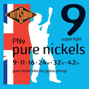Rotosound PN9 struny do gitary elektrycznej ROTO PN9 - Struny gitarowe  - miniaturka - grafika 1